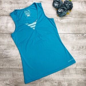 MERRELL ATHLETIC TEALBLUE WORKOUT TANK TOP UPF +50